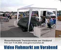 Video Flohmarkt Aufbau bereits am 11.04.2008 (Foto: Martin Schmitz)
